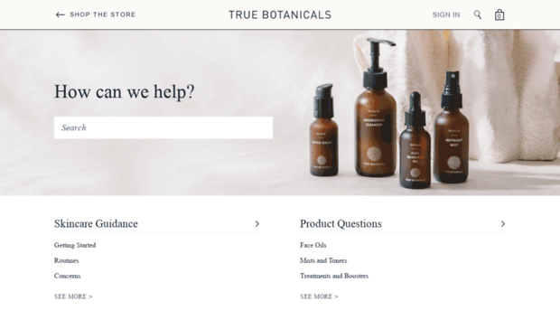 support.truebotanicals.com