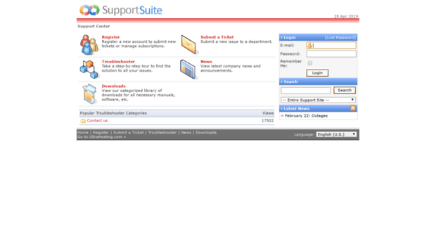 support.ultrahosting.com