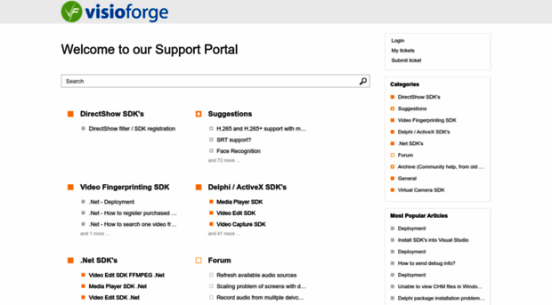 support.visioforge.com