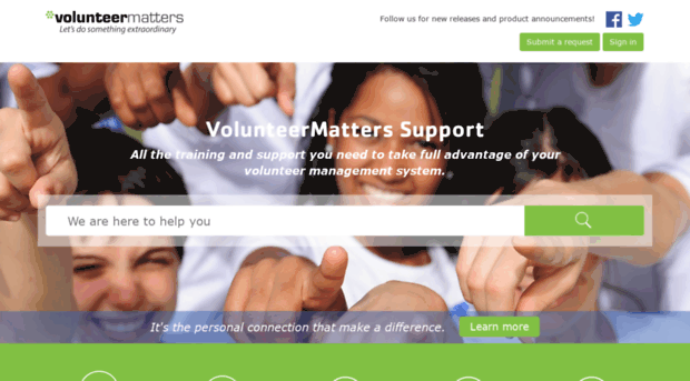 support.volunteermatters.com