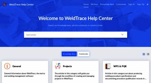 support.weldtrace.com