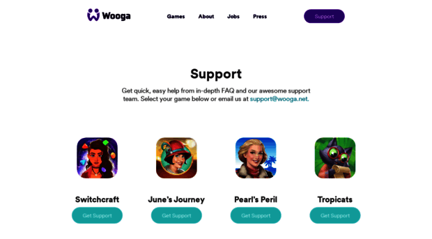 support.wooga.com