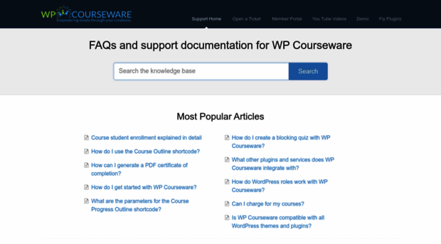 support.wpcourseware.com