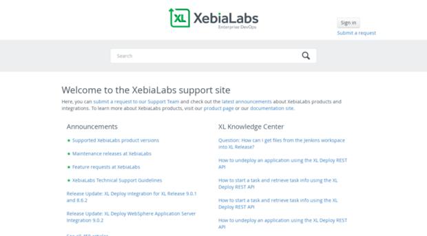 support.xebialabs.com