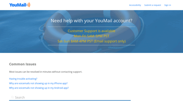 support.youmail.com