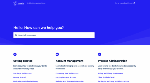 support.zandahealth.com