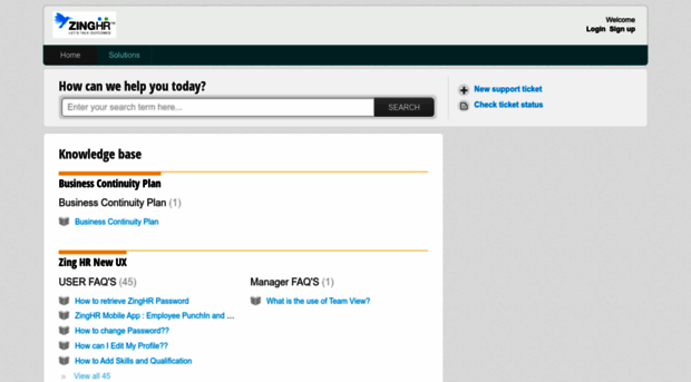support.zinghr.com