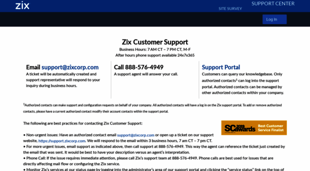 support.zixcorp.com