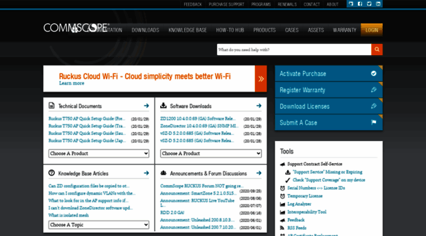 supportqa.ruckuswireless.com