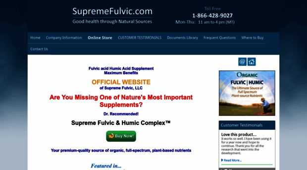 supremefulvic.com