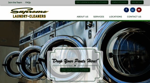 supremelaundrycleaners.com