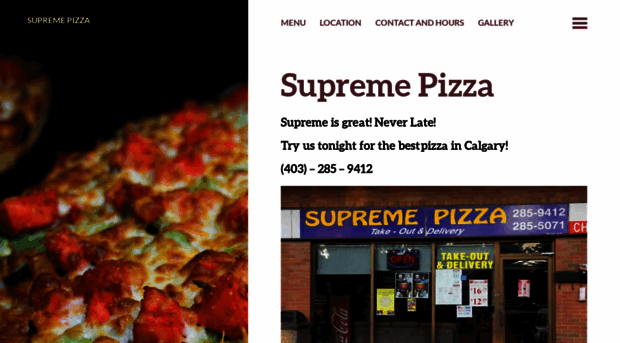 supremepizzacalgary.net