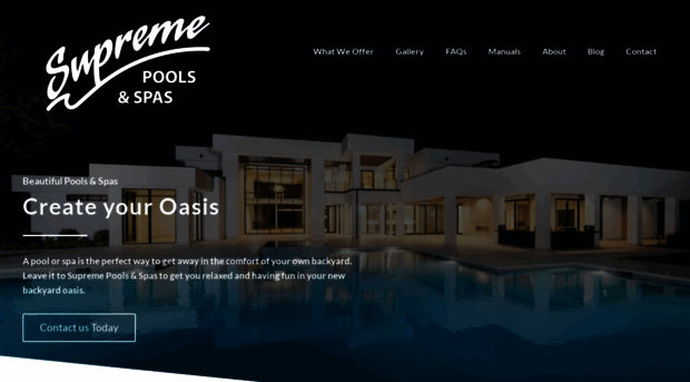supremepoolsandspas.net