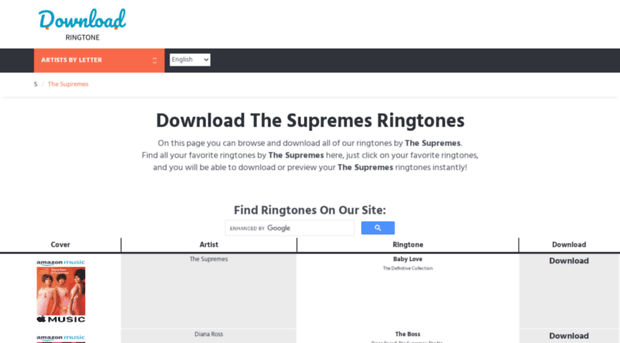 supremes.download-ringtone.com