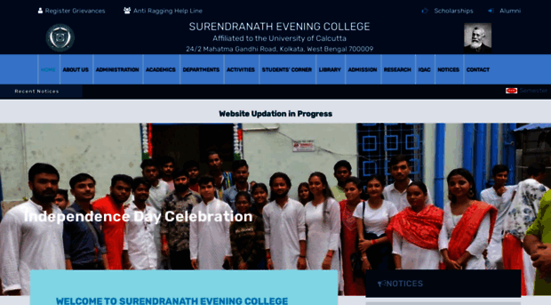 surendranatheveningcollege.com