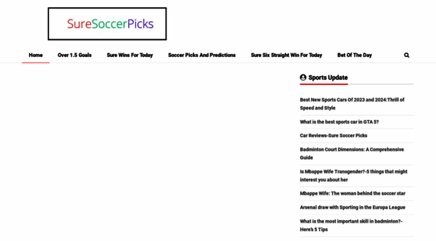 suresoccerpicks.com