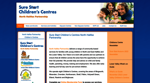 surestartchildrenscentresnhp.org.uk