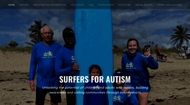 surfersforautism.org