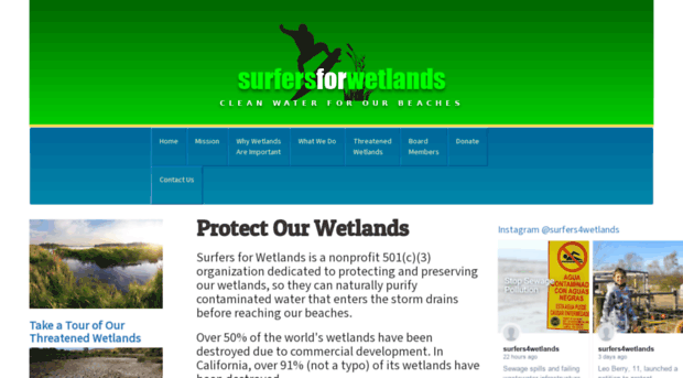 surfersforwetlands.org