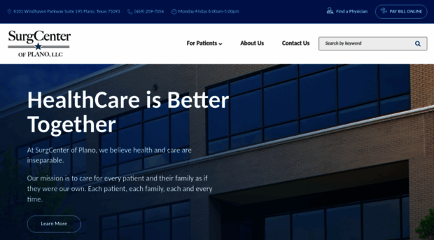 surgcenterofplano.net