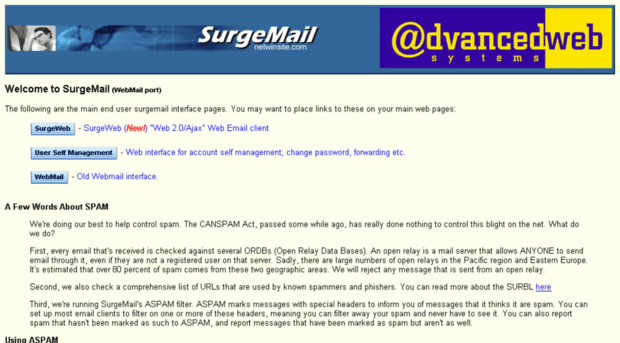 surgemail.advwebsys.com