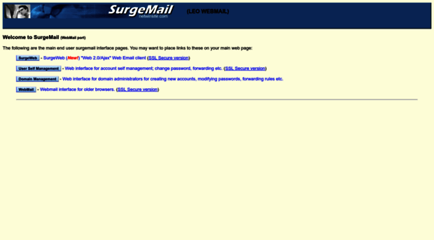 surgemail.co.ls