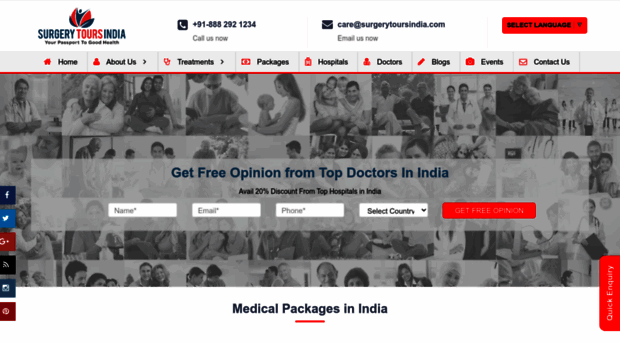 surgerytoursindia.com