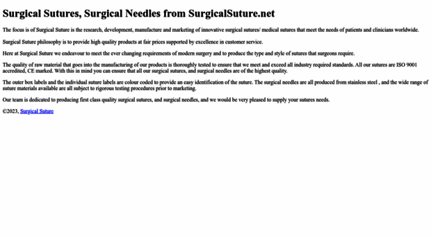 surgicalsuture.net