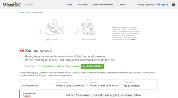 suriname.visahq.com