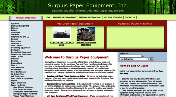 surpluspaperequipment.com