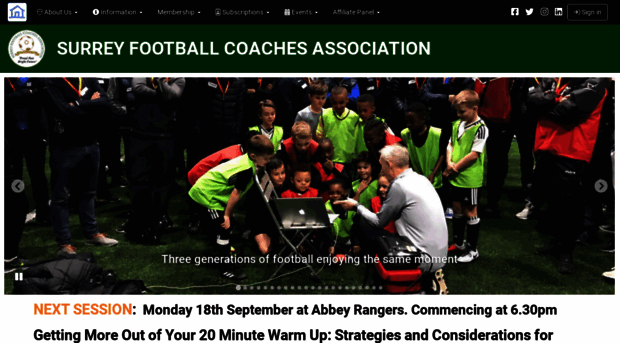 surreyfootballcoachesassociation.com