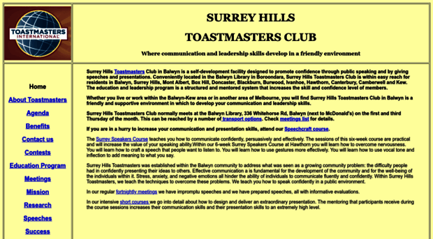 surreyhillstoastmasters.com