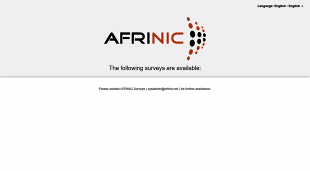 survey.afrinic.net