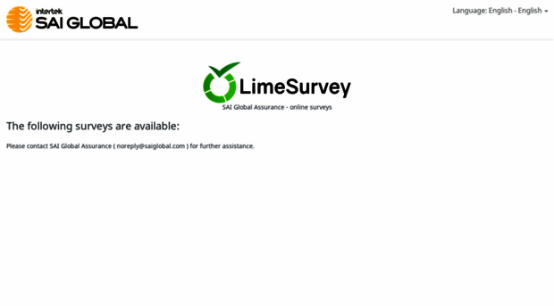 survey.assurance.saiglobal.com