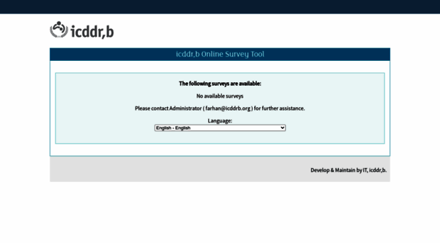 survey.icddrb.org