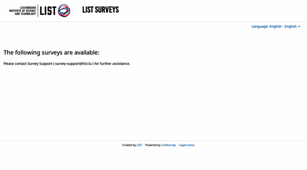 survey.list.lu