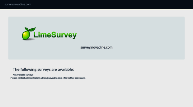 survey.novadine.com