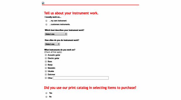 survey.stewmac.com