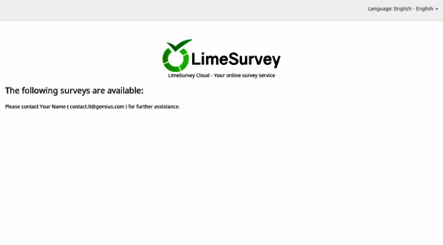 surveygemius.limesurvey.net