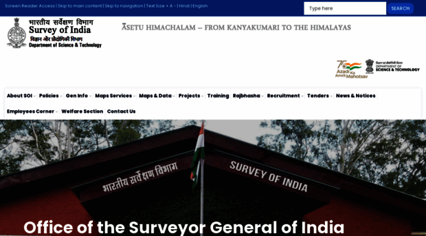 surveyofindia.gov.in