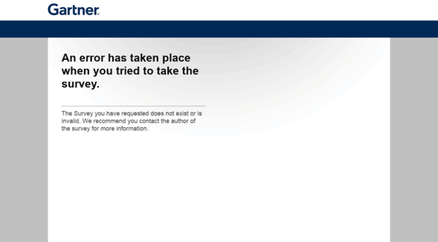 surveys.gartner.com