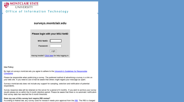 surveys.montclair.edu