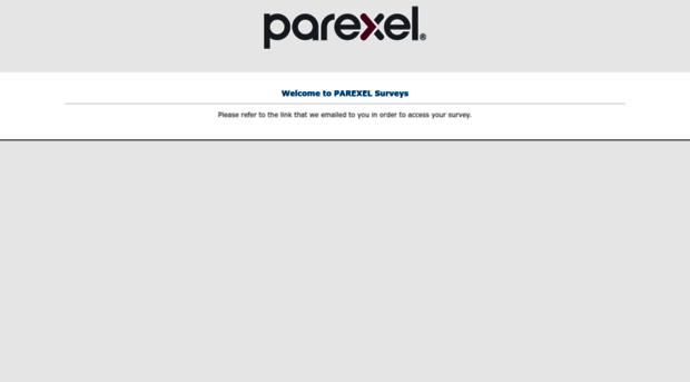 surveys.parexel.com