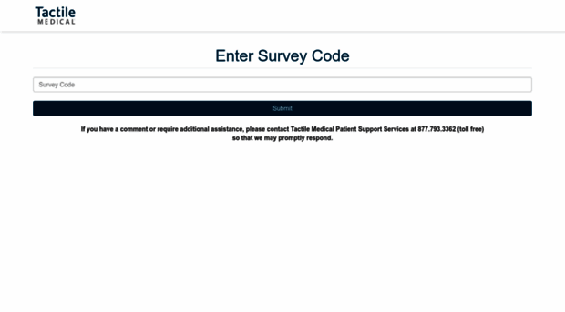 surveys.tactilemedical.com