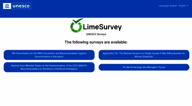 surveys.unesco.org