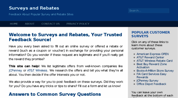 surveysandrebates.com