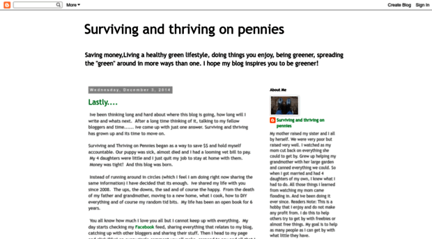 survivingandthrivingonpennies.blogspot.com