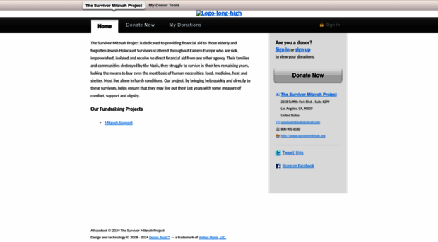 survivormitzvah.donortools.com