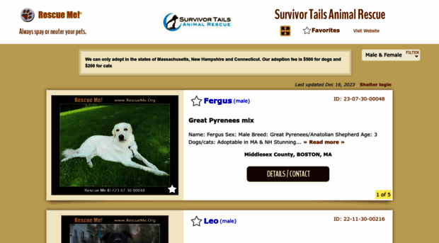 survivortails.rescueme.org