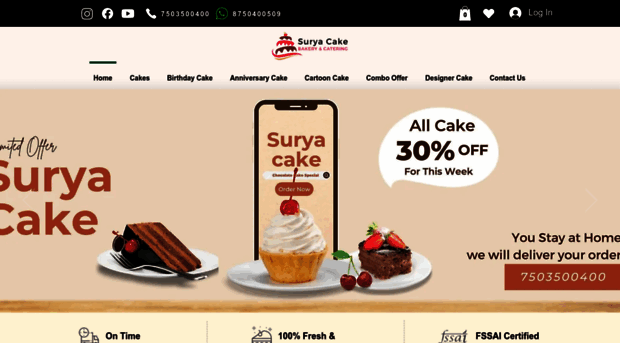 suryacake.in